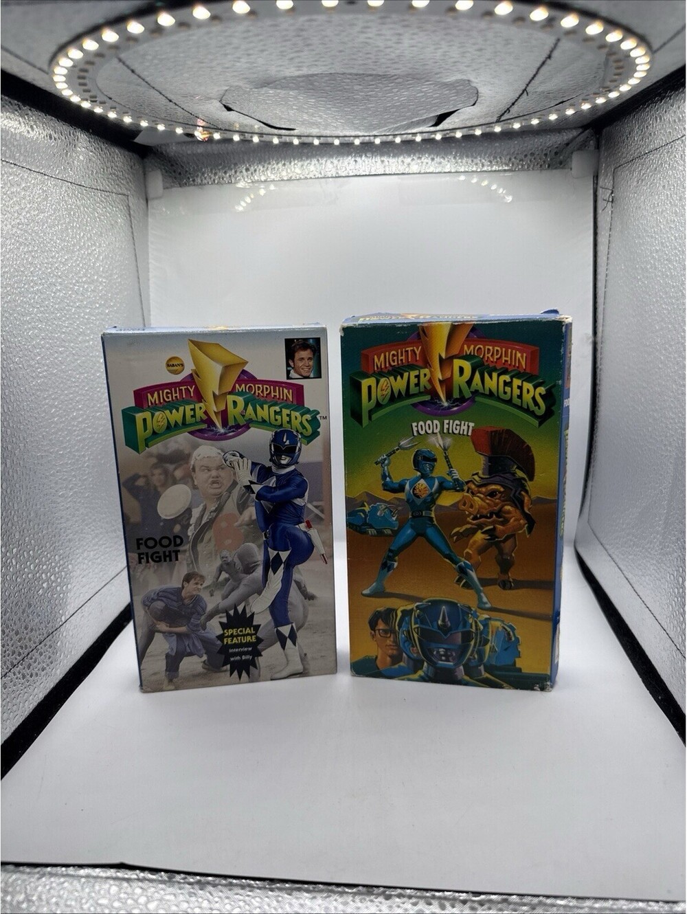 Mighty Morphin Power Rangers Vintage VHS Vol 2 Lot Of 2 1994 & 1993 Versions